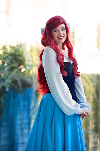 Ariel's Blue Town Dress - Melinda Rose Costumes - Cospix