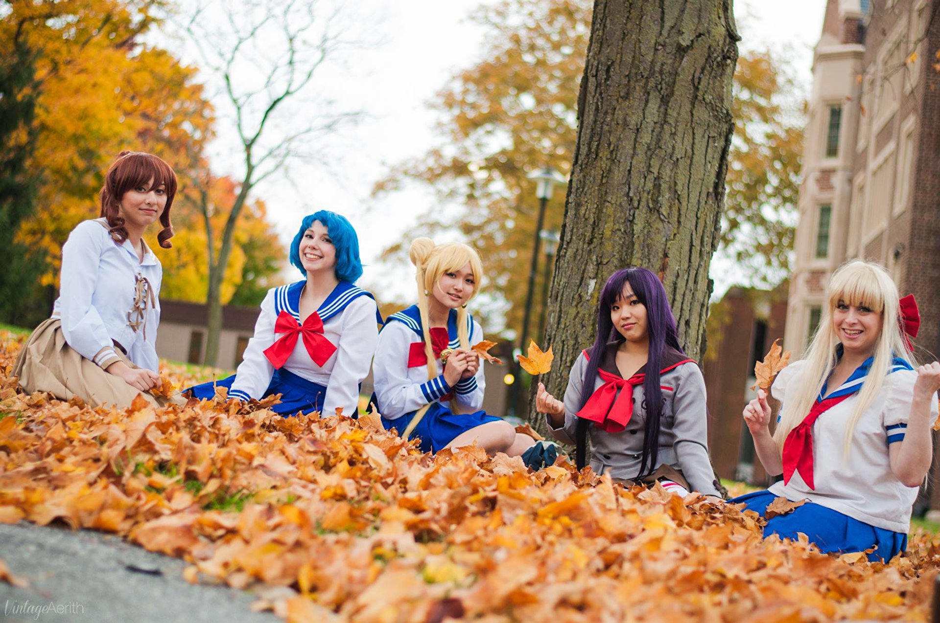 Cospix.net photo featuring VintageAerith, Lunatique Rose, and Lavendula Cosplay