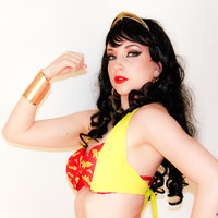 Cosplay Butterfly Pin-up Wonder Woman Thumbnail