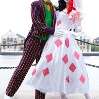 Wedding Harley Quinn Wedding Dress  That Cosplay Couple  Cospix