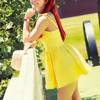 Asuka, Yellow Dress Thumbnail