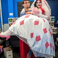 Wedding Harley Quinn Wedding Dress  That Cosplay Couple  Cospix