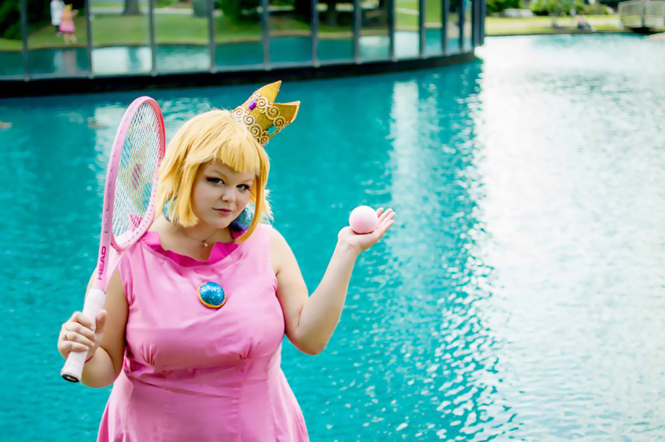 PRINCESS PEACH TENNIS OUTFIT by BLUE BUNNI COSPLAY Cospix