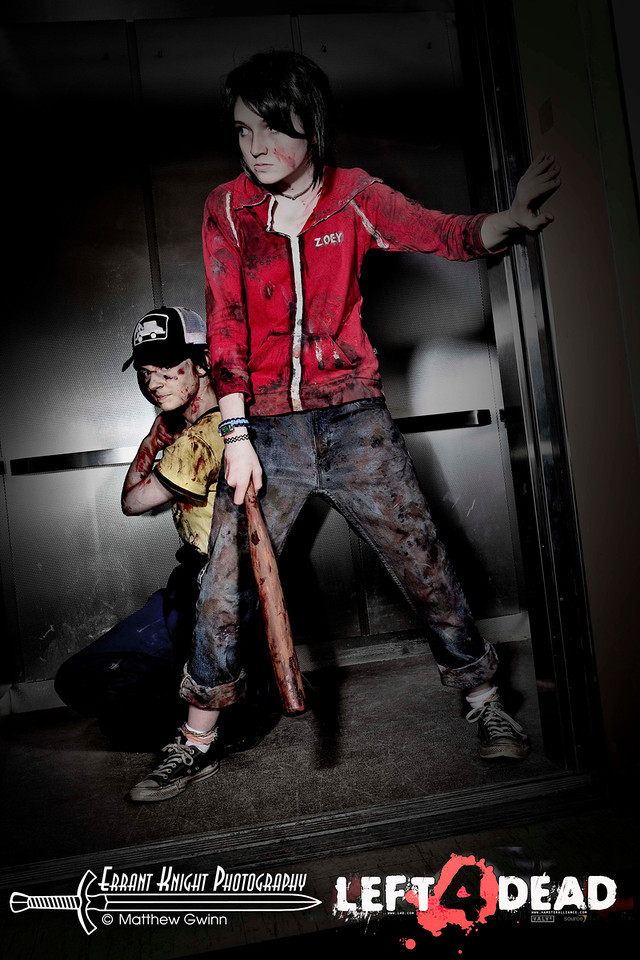 Zoey and Ellis Left 4 Dead 2 2014 by Hazel Grey